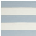 thumbnail image 4 of SAFAVIEH Montauk Saranna Striped Cotton Area Rug, Sky Blue/Ivory, 3' x 5', 4 of 5