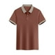thumbnail image 1 of pstuiky camisetas de hombre, Camisa informal de verano con solapa y botones de color liso para hombre camisas casuales para hombre xl, 1 of 7
