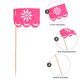 thumbnail image 4 of 24pcs Day of the Dead Party Cake Flag Picks Mini Banderas Mini México, 4 of 6