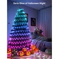 SUNLINKCO LED Fairy Lights, 16Ft 200 Multicolor Firecracker w/ Remote ...