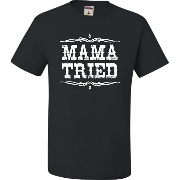 Adult Mama Tried Retro Country Music T-Shirt