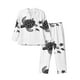 thumbnail image 1 of Fotbe Family Of Sea Turtles Pijama de Hombre con Estampado de Manga Larga, Conjunto de 2 Piezas, Ropa de Dormir Suave y Cómoda con Bolsillos-Small, 1 of 7