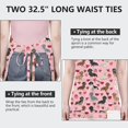 thumbnail image 6 of Pink Cute Dachshund Dog and Love Heart Apron-Garden Aprons for Women with Pockets-Cotton Linen Waterproof Kitchen Cooking Gardening Aprons Adjustable for Kitchen,Cooking,BBQ and Salon 33x27 Inch, 6 of 7