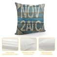 thumbnail image 4 of Beach Theme Pillow Covers Nautical Decor for Beach House Decorative Cushion Case for Sofa Couch Rustic No Wake Zone Decorations Throw Pillowcase CC1910, 4 of 5