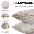 thumbnail image 5 of Lumbar Pillow Covers 20x12 Inch Set of 2, Spring Floral Waterproof Outdoor Pillow Covers, Pink Tulip Summer Botanical Rustic Decorative Cushion Pillowcases for Couch, Sofa, Bed, Garden, Patio, 5 of 9