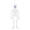 A002- Silver, variant on Halloween Skeleton Decorations 27 Inch Glitter Hanging Skeleton Spooky Halloween Decor for Haunted House Party Wall Window Door Silver 1 Pack