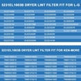 thumbnail image 5 of 5231EL1003B Dryer Lint Filter Assembly with Felt Rim Seal for LG Kenmore, 5 of 5