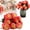 C, variant on Artificial Flowers,1 Bundle 9Pcs Dark Red Roses Flowers Real Looking Fake Roses Artificial Roses Decoration Celebration DIY for Wedding Arrangements Party Christmas Tree Home Decorations Red