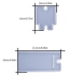 thumbnail image 4 of Yuarrent Molde de soporte para teléfono DIY, 2 uds., 1 Juego, soporte para teléfono móvil, molde de resina epoxi de cristal, herramientas de Artesanía No.01 Yuarrent HA003931-01, 4 of 6
