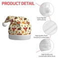 thumbnail image 4 of Balery Thanksgiving Turkeys Pattern Santa Hat Christmas Hat Funny Christmas Hat Christmas Knitted Beanie Hat For Men Women Adult, 4 of 6