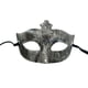 thumbnail image 1 of Sonducket Media cara Retro Masque Masquerade Disfraces Mardi Gras Fiesta veneciana Actuación Cumpleaños Halloween plata antigua Type3 NO3 Sonducket AP010205-02B, 1 of 6