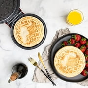 Uncanny Brands Jurassic Park Electric Waffle Maker, Full Color T Rex Design