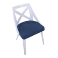 thumbnail image 7 of Lumisource Charlotte Set Of 2 Chair In White Textured Wood CH-CHARLOT WTXTBU2, 7 of 7