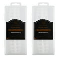 thumbnail image 1 of 2 cajas de uñas postizas cortas de cubierta completa, decoración de uñas artificiales de plástico transparente para adultos, 1 of 5