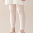 thumbnail image 6 of ZACPNCV Little Girls Fishnet Tights Princess Hollow Out Footed Leggings Toddler Dancing Pantyhose Uniform Stockings White 2-3 Years, 6 of 9