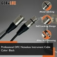 thumbnail image 4 of Gearlux XLR Microphone Cable, Fully Balanced, Male to Female, 100 Feet - 1 Pack, 4 of 9