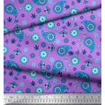 thumbnail image 2 of Soimoi Modal Satin Fabric Floral & Paisley Fabric Prints by Yard 42 Inch Wide, 2 of 3