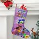 thumbnail image 2 of Mia y Codie Tema: Calcetines de Navidad, fino lino blanco para colgar en escaleras y chimenea, decoración navideña para el hogar, regalo de Navidad. 45cm × 32cm, 2 of 5