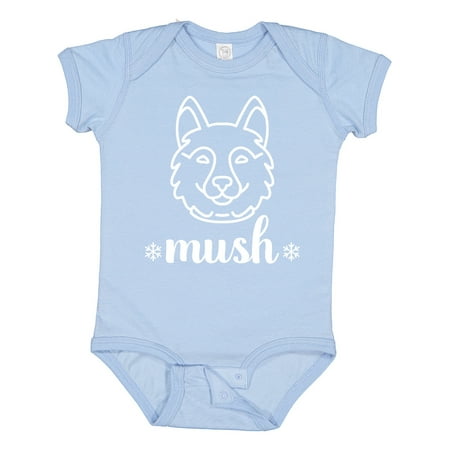 

Inktastic Husky Sled Dog Mush Gift Baby Boy or Baby Girl Bodysuit