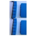 thumbnail image 1 of Kearding Borradores de pizarra blanca, tamaño compacto, cepillo de tiza, accesorios de oficina, cepillos de limpieza, superficie autoadhesiva, Tipo 2 2Conjunto, 1 of 6