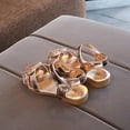 thumbnail image 5 of Oalirro Flat Sandals Children Kids Girls Sandals Princess Heart Hollow Cut-outs Roman Beach Shoes, 5 of 5
