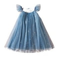 thumbnail image 1 of Besolor Robe en Tulle Sans Manches pour Tout-Petite Fille, Robe de Princesse, Fée, Superposée, Robe d'Été pour Fête d'Anniversaire, Vêtements d'Été, 1 of 4