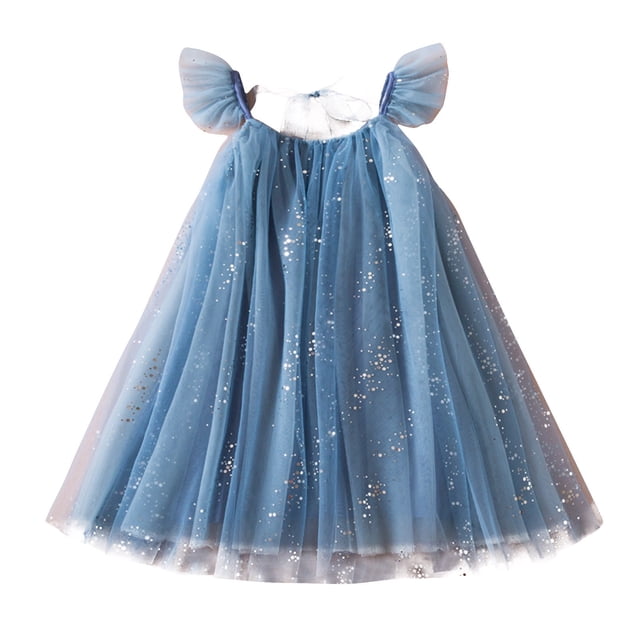 Besolor Robe en Tulle Sans Manches pour Tout-Petite Fille, Robe de Princesse, Fée, Superposée, Robe d'Été pour Fête d'Anniversaire, Vêtements d'Été