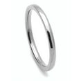 thumbnail image 2 of Women's 2MM Comfort Fit Titanium Wedding Band Classic Domed Ring (Size 1 to 12), 2 of 3