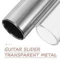 thumbnail image 2 of Pawsdot 2Pcs Glass and Stainless Steel Guitar Slide Medium Bottleneck for Guitar Use, 2 of 8