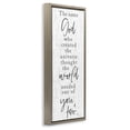 thumbnail image 2 of Stupell Industries Traditional The Same God Quote Brown Floating Frame Canvas Art, 11 x 25, by Lux + Me Designs, 2 of 8