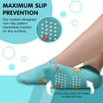 thumbnail image 2 of Toddler Ankle Socks With Grippers Non-Slip Low Cut Socks Kids Anti Slip Sticky Socks, 2 of 5