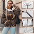 thumbnail image 6 of Uorisanigo Hunting Camo Bear Forest Womens Zip Up Hoodies Size XS Slight Stretch Pocket Long Sleeve Zip Hoodies Drop Shoulder Oversized Winter Fall Outfits Fashion Clothes, 6 of 7