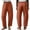 Vermilion #005, variant on Barrel Linen Pants Women Boho Palazzo Cotton Drawstring Capris Plus Size Summer Beach Vacation Casual Baggy Trousers 2XL