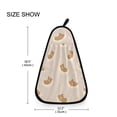 thumbnail image 6 of Little Bear Moon Pattern Hand Towel Quick Drying Home Storage Kitchen Towel Hooks Dish Cloths, 6 of 6