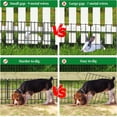 thumbnail image 2 of 26 Panels Animal Barrier Fence No , 1.25"  Rustproof Metal Garden Fencing for Dogs Rabbits Under Fence Blocker, 2 of 5