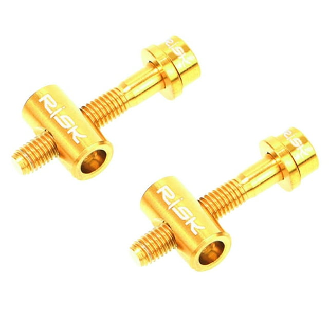 Tornillo para bicicleta de carretera , de sillín de bicicleta, tornillo fijo de titanio M5 x 30/40mm Golden 40mm Cola Tornillo de la tija de sillín de MTB Road