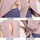 thumbnail image 3 of Camiseta deportiva para mujer Hollow Out Split Back O Neck Short, 3 of 8