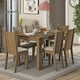 thumbnail image 2 of Juego de Comedor Madesa Maris mesa con 6 sillas Marrón/Sintético Beige, 2 of 9