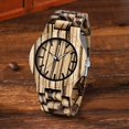 thumbnail image 2 of Reloj Dentily de Madera para Hombre, Cuarzo Natural Hecho a Mano, 2 of 6