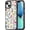 Nature Flower, variant on Compatible for iPhone 13 Case Cute - Durable Shockproof 6.6 ft Drop Impact Phone Case - Black Funny UFO Design for iPhone 13 6.1"