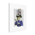thumbnail image 2 of Trademark Fine Art 'Woman With Birdcage Hat' Canvas Art by Fab Funky, 2 of 3