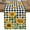 Yellow Green Black, variant on nqOlkjepod Orange Sunflower Table Runner 36 Inches Long Farmhouse Dress Scarves, Vintage Black Plaid Bee Floral Summer Dining Tablerunner for Coffee Table/Kitchen Island/Party Décor, Small 13" x 36"