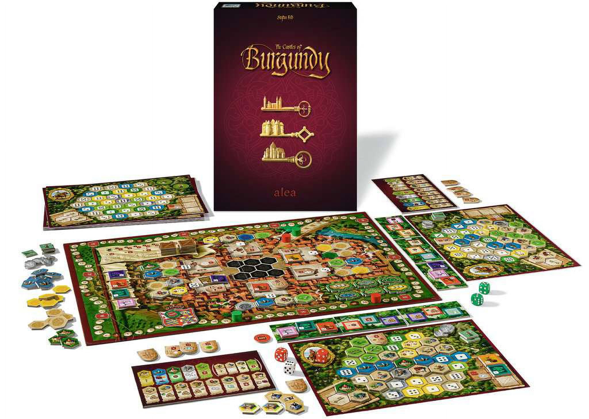 Ravensburger The Castles of Burgundy Board Game, Ages 12+, 12.24 x 8.70 x 2.72 In, 164 PCS