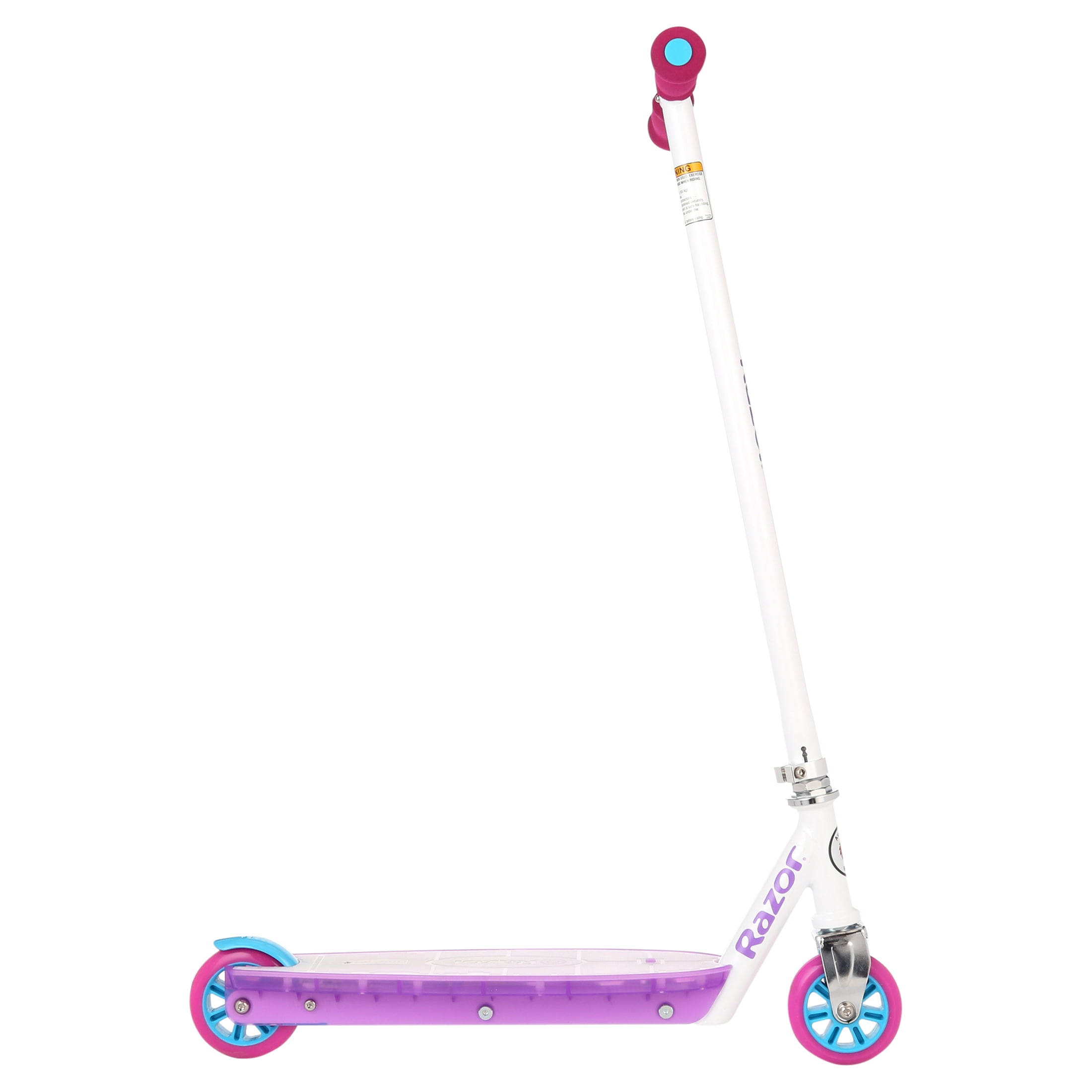 Razor Party Pop Kick Scooter - Multi-Color LED Light-Up Deck, Lightweight Steel Frame, for Kids Ages 6+