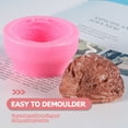 thumbnail image 3 of Miangastore Silicone Mold For Homemade Soaps Jelly Mold Pink 2Set 2.75X2.75X1.45in, 3 of 9