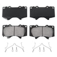 thumbnail image 6 of Funire Front Brake Rotors Kit for 2005 2006 2007-2021 Toyota Tacoma 6 Lug Geomet Drilled & Slotted Disc Brake Rotors Ceramic Brakes Pads Replacement Brake Pad and Rotor Kits: 12.56" inch, 6 of 11