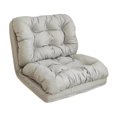 thumbnail image 2 of Sofá cama plegable,Sofá Cama Plegable Individual Cómodo Acolchado Adultos,Silla de piso para juegos Dormitorio con respaldo portátil,Sofá cama perezoso,sillón reclinable y Gris claro 90cm, 2 of 9