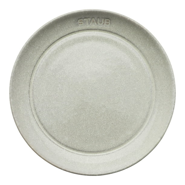 Staub Ceramic Dinnerware 4-pc 6-inch Appetizer Plate Set - White Truffle -  Walmart.com