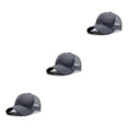 thumbnail image 1 of VONKY Adjustable Summer Thin Baseball Cap Breathable Comfortable Sporty Style Sun Protection Fashionable grey 3Set, 1 of 6