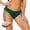 1-Green, variant on Bikini Shorts For Women Full Coverage Bikini Bottoms Green Mid Rise Bikini Bottom Womens Swimsuits